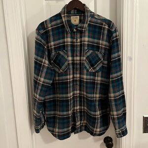 Ruff Hewn Vintage Flannel‎ Shirt Men’s Size L – 24×30 – Excellent Condition